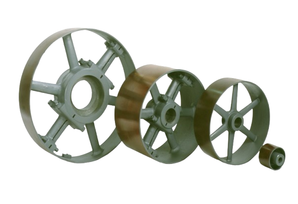 Flat_belt_pulleys